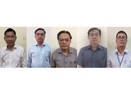 Năm bị can bị khơi tố.