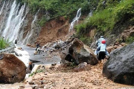 Nguy cơ cao lũ quét, sạt lở đất do mưa lớn ở các tỉnh vùng núi phía bắc. (Ảnh minh họa)