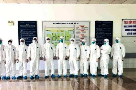 Đội phản ứng nhanh Bệnh viện Chợ Rẫy tiếp tục hỗ trợ các địa phương phòng, chống dịch Covid-19. (Ảnh bệnh viện cung cấp)