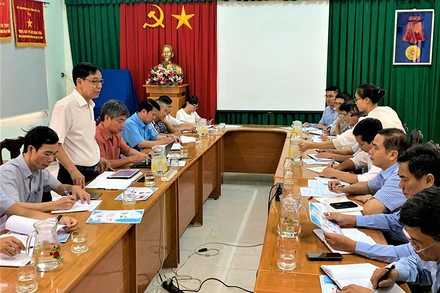 Cục trưởng Cục Y tế Dự phòng (Bộ Y tế), Tiến sĩ Đặng Quang Tấn phát biểu tại buổi làm việc.