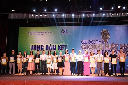 Các thí sinh đoạt giải Cuộc thi năm 2018. Ảnh: BTC