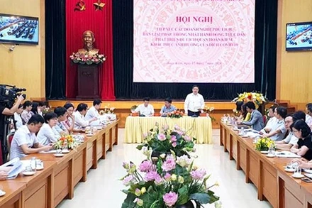 Các đại biểu thảo luận về những biện pháp tăng sức hút cho du lịch Hoàn Kiếm.