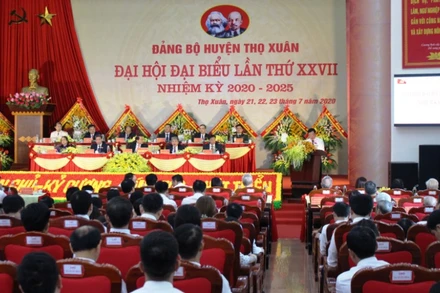 Đại hội đại biểu Đảng bộ huyện Thọ Xuân lần thứ XXVII.