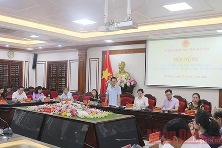Ủy ban các vấn đề của Quốc hội làm việc với tỉnh Hà Nam.