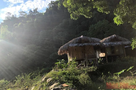 Homestay ở xóm Ké, Đà Bắc, Hòa Bình.