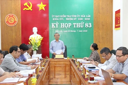 Kỳ họp thứ 83 của UBKT Tỉnh ủy Đắk Lắk.