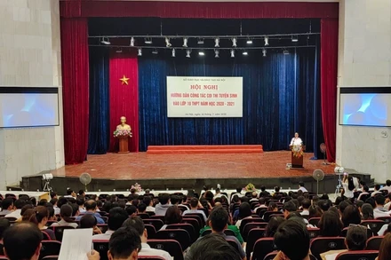 Hội nghị phổ biến hướng dẫn công tác coi thi tuyển sinh vào lớp 10 THPT năm học 2020-2021.