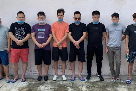 Các đối tượng xuất cảnh trái phép.