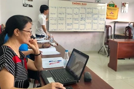 Buổi bốc thăm các nội dung thi đấu tại Giải vô địch bóng bàn toàn quốc Báo Nhân Dân lần thứ 38.