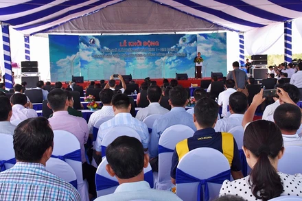 Quang cảnh lễ khởi công 