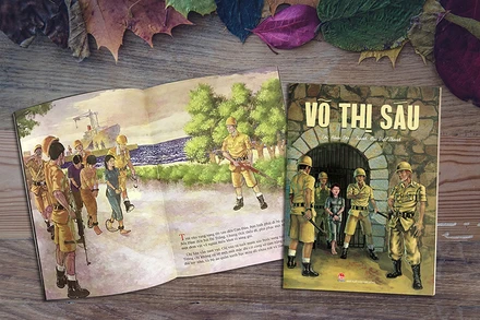 Sách tranh "Võ Thị Sáu".