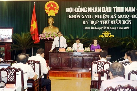 Kỳ họp thứ 14, khóa XVIII, nhiệm kỳ 2016-2021 HĐND tỉnh Nam Định. 