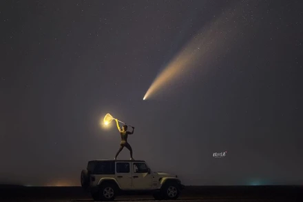 Đi “săn” sao chổi Neowise