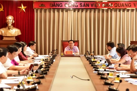 Toàn cảnh hội nghị ngày 14-7.