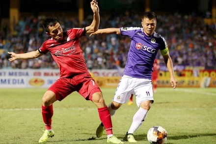 TP Hồ Chí Minh chạm trán Hà Nội FC là tâm điểm của vòng 11 Giải bóng đá vô địch quốc gia LS V.League 1-2020. (Ảnh: CLB Hà Nội) 