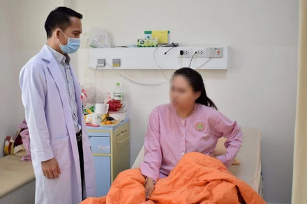 Bệnh nhân sau phẫu thuật sức khỏe đã dần ổn định.