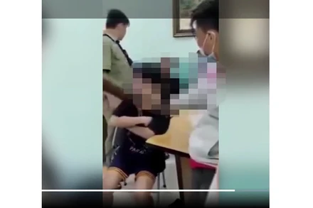 Hình ảnh vụ việc. (Ảnh cắt từ video)