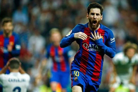 Lionel Messi đang nắm giữ kỷ lục 26 bàn vào lưới Real. (Ảnh: Getty Images)