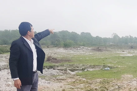 Khu đất được quy hoạch xây dựng Cảng hàng không Quảng Trị.