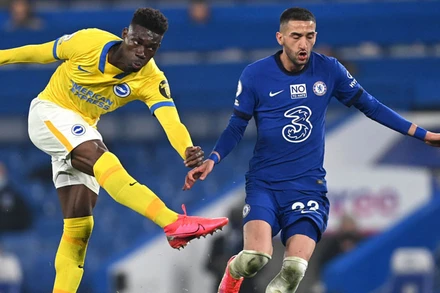 C. Pulisic và các cầu thủ Chelsea cùng chơi tệ trận này.