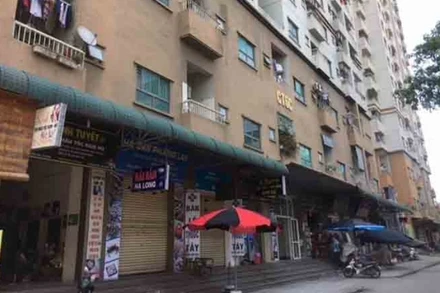 Một toà nhà xây sai quy định trong dự án CT6 Bemes do Công ty của ông Lê Thanh Thản làm chủ đầu tư.