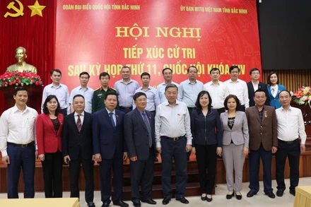 Bộ trưởng Công an Tô Lâm tiếp xúc cử tri tại Bắc Ninh