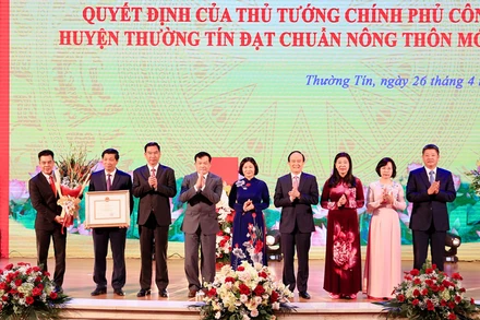 Huyện Thường Tín đạt chuẩn nông thôn mới