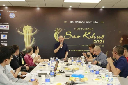 Hội nghị Chung tuyển Giải thưởng Sao Khuê 2021.