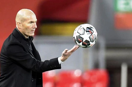 Lọt vào bán kết, Zidane đứng trước cơ hội trở thành HLV đầu tiên trong lịch sử bốn lần vô địch Champions League. (Ảnh: Getty Images)