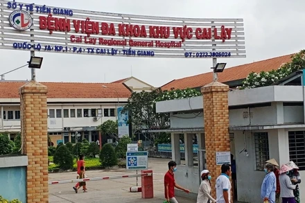 Bệnh viện đa khoa khu vực Cai Lậy, nơi BS Ngưu làm Giám đốc.