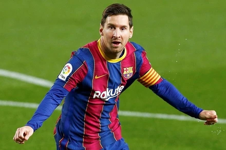 Messi tỏa sáng rực rỡ, giúp Barca tiếp tục có một trận thắng đậm. (Ảnh: La Liga)