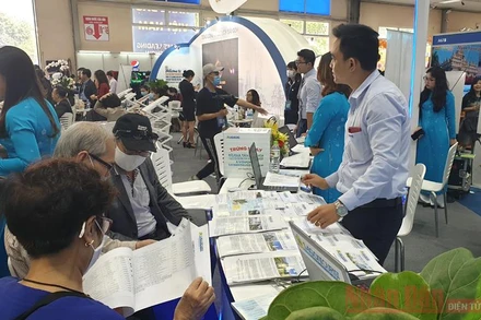 Hội chợ Du lịch quốc tế Việt Nam 2020 thu hút lượng khách lớn sau bốn lần trì hoãn vì Covid-19 (Ảnh: T.LINH)