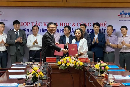 Viện Hàn lâm Khoa học và Công nghệ Việt Nam và Tập đoàn Kinh Bắc ký kết hợp tác.
