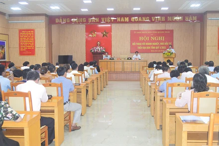 Quang cảnh buổi đối thoại.