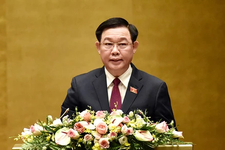 Chủ tịch Quốc hội Vương Đình Huệ. Ảnh: TRẦN HẢI