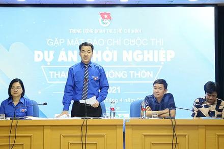 Bí thư T.Ư Đoàn TNCS Hồ Chí Minh Ngô Văn Cương cung cấp thông tin về Cuộc thi. 