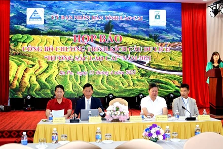 UBND tỉnh Lào Cai tổ chức họp báo kích cầu du lịch năm 2021.