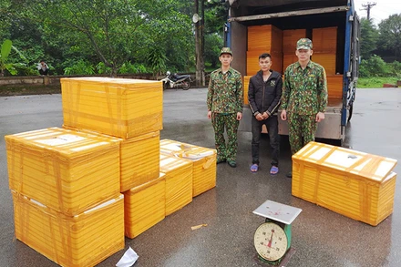 Đối tượng cùng tang vật.