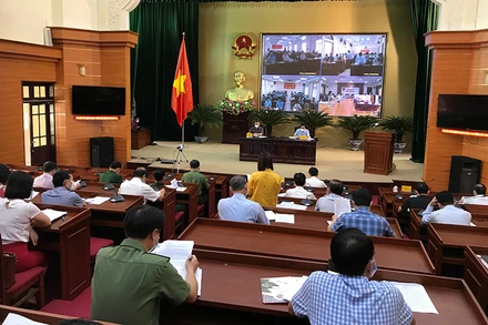 Ban Chỉ đạo Phòng, chống dịch Covid-19 tỉnh Hưng Yên họp trực tuyến bàn các biện pháp phòng, chống dịch Covid-19.