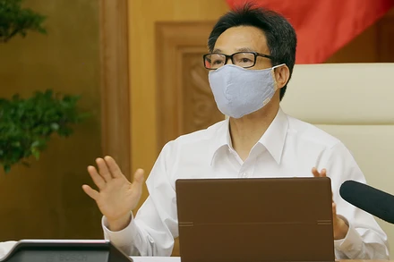 Phó Thủ tướng Vũ Đức Đam yêu cầu các địa phương nâng cao năng lực các khu cách ly dân sự trên địa bàn, sẵn sàng đáp ứng tình huống dịch bùng phát. (Ảnh: VGP)