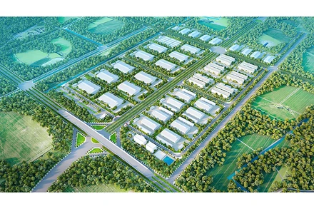 Phối cảnh KCN Thái Hà.