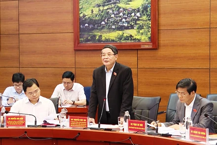 Phó Chủ tịch Quốc hội Nguyễn Đức Hải kiểm tra, giám sát công tác bầu cử tại tỉnh Lào Cai.