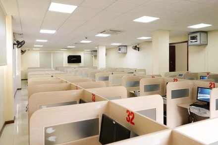 Phòng thi Đánh giá năng lực của ĐHQGHN