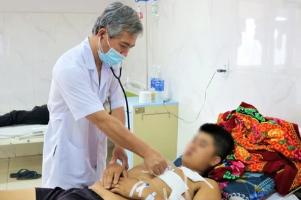 Bệnh nhân Đ.V.C. đã qua cơn nguy kịch, sức khỏe đã ổn định.