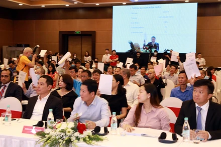 Các cổ đông của Techcombank biểu quyết thông qua kế hoạch giữ lại lợi nhuận để tiếp tục tạo đà tăng trưởng trong tương lai.