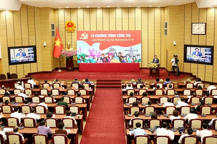 Quang cảnh hội nghị.