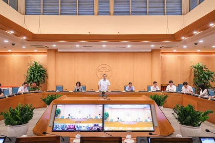 Quang cảnh hội nghị chiều 26-4.