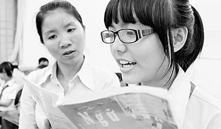 Một tiết học Ngữ văn.