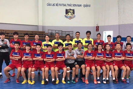 Đội tuyển futsal nữ quốc gia năm 2018. (Ảnh: VFF)