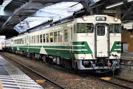 Đoàn tàu sử dụng toa xe DMU. (Ảnh: Chinhphu.vn)